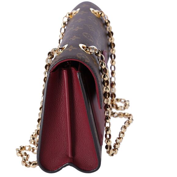 Louis Vuitton Victoire Chain Shoulder Bag Monogram Canvas M41732 Brown Raisin - Picture 7 of 7